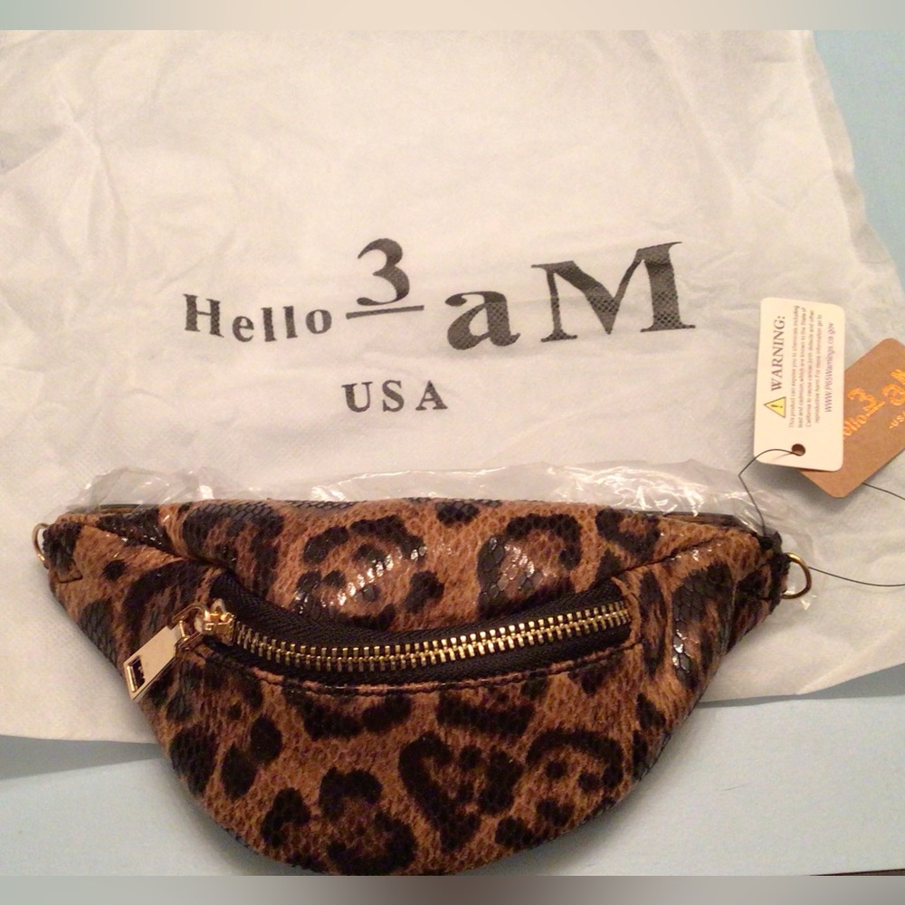 Hello 3 AM wristlet/crossbody NWT